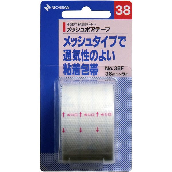 ニチバン ニチバン メッシュポアテープ 不織布粘着性包帯 38mmX5m